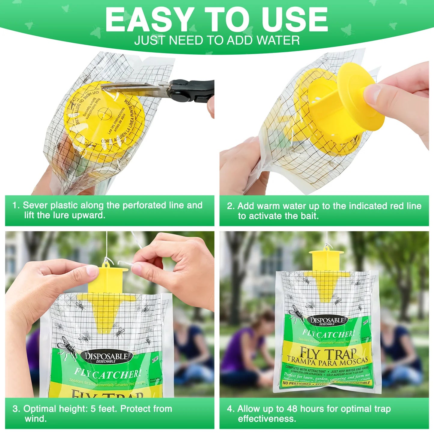 Disposable Hanging Fly Trap